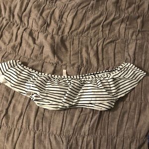Victoria’s Secret Striped Flounce Top